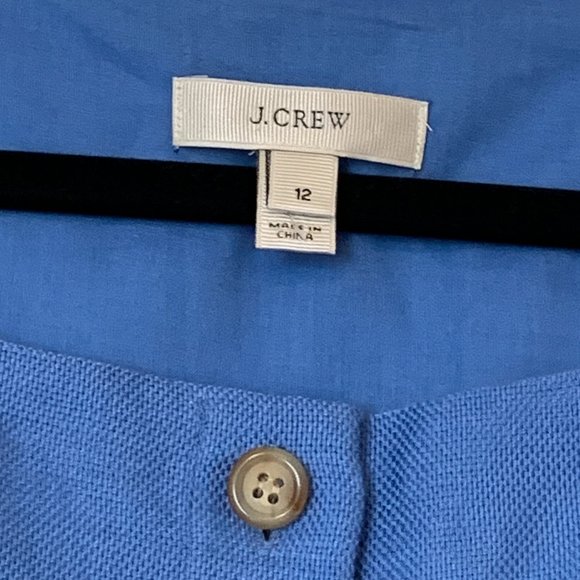 Gently Worn J. Crew Button Front A Line Dress - Picture 4 of 7